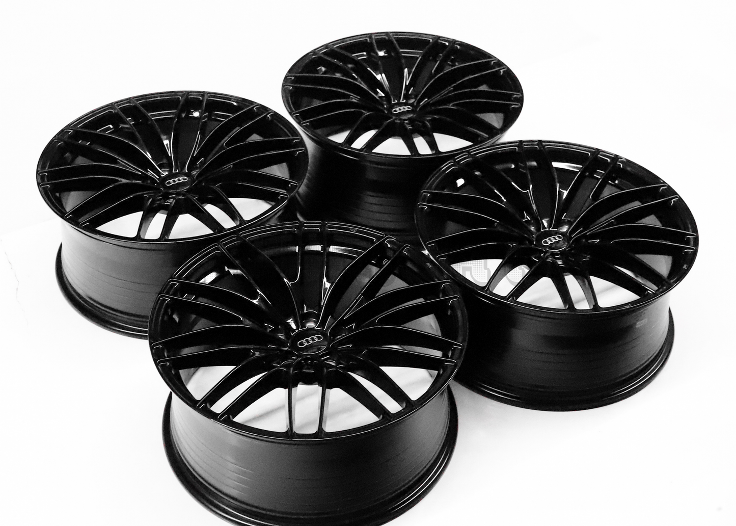 19" Gloss Black ABT Style Wheels For Audi (5x112) Square Set