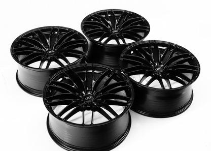 19" Gloss Black ABT Style Wheels For Audi (5x112) Square Set