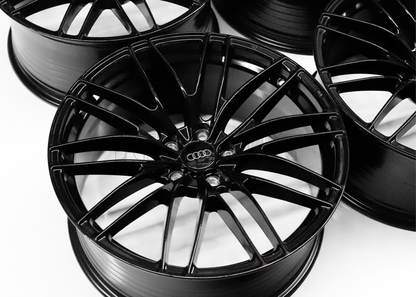 19" Gloss Black ABT Style Wheels For Audi (5x112) Square Set