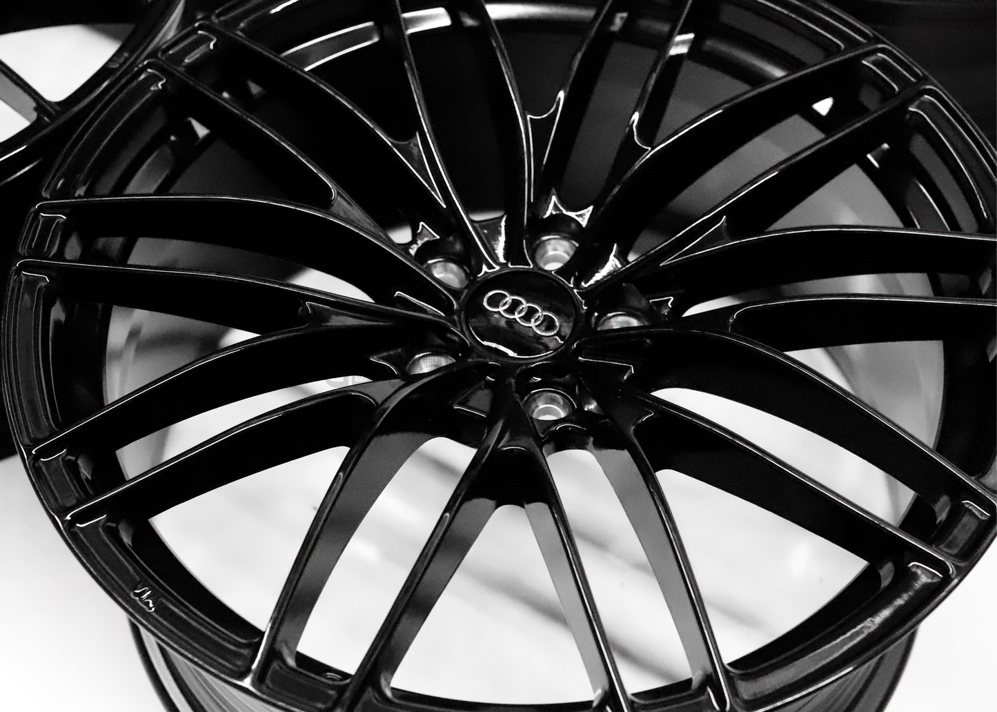 19" Gloss Black ABT Style Wheels For Audi (5x112) Square Set