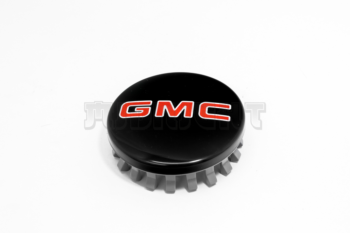 Set Of Four GMC Black & Red Center Hub Caps