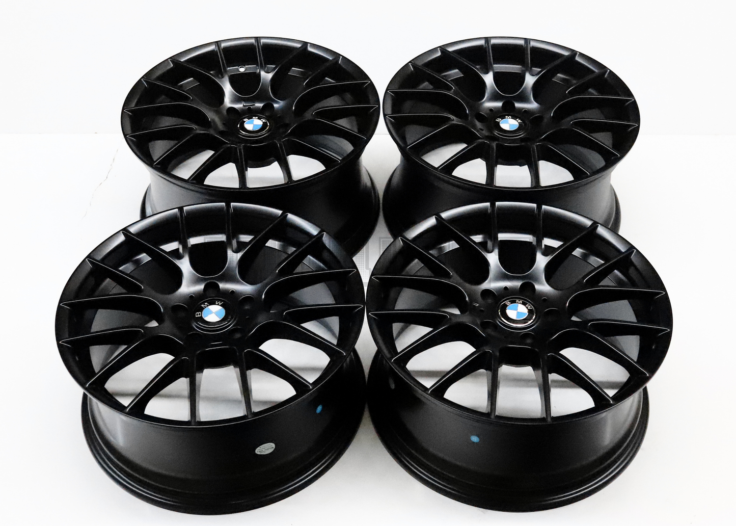 19" Matte Black M Sport Style Wheels For BMW (5x120) Staggered Set 19x8.5/9.5