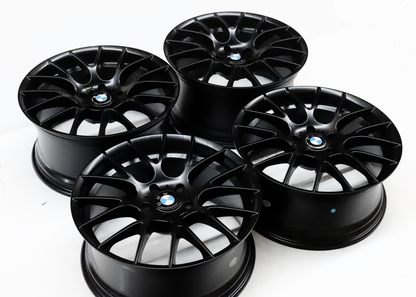 19" Matte Black M Sport Style Wheels For BMW (5x120) Staggered Set 19x8.5/9.5