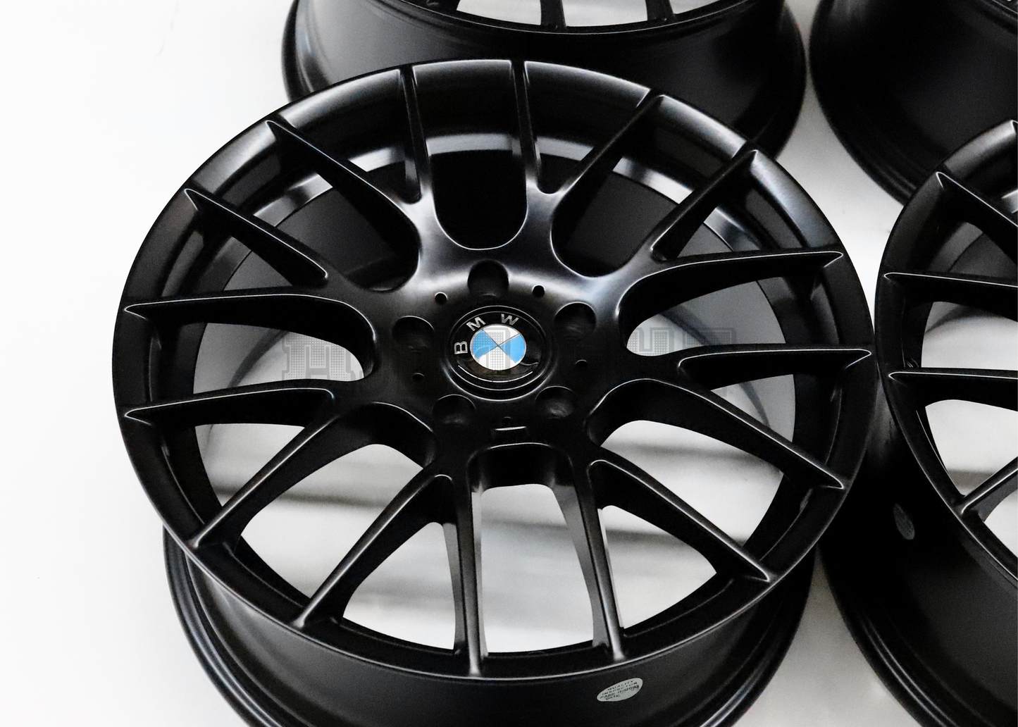 19" Matte Black M Sport Style Wheels For BMW (5x120) Staggered Set 19x8.5/9.5