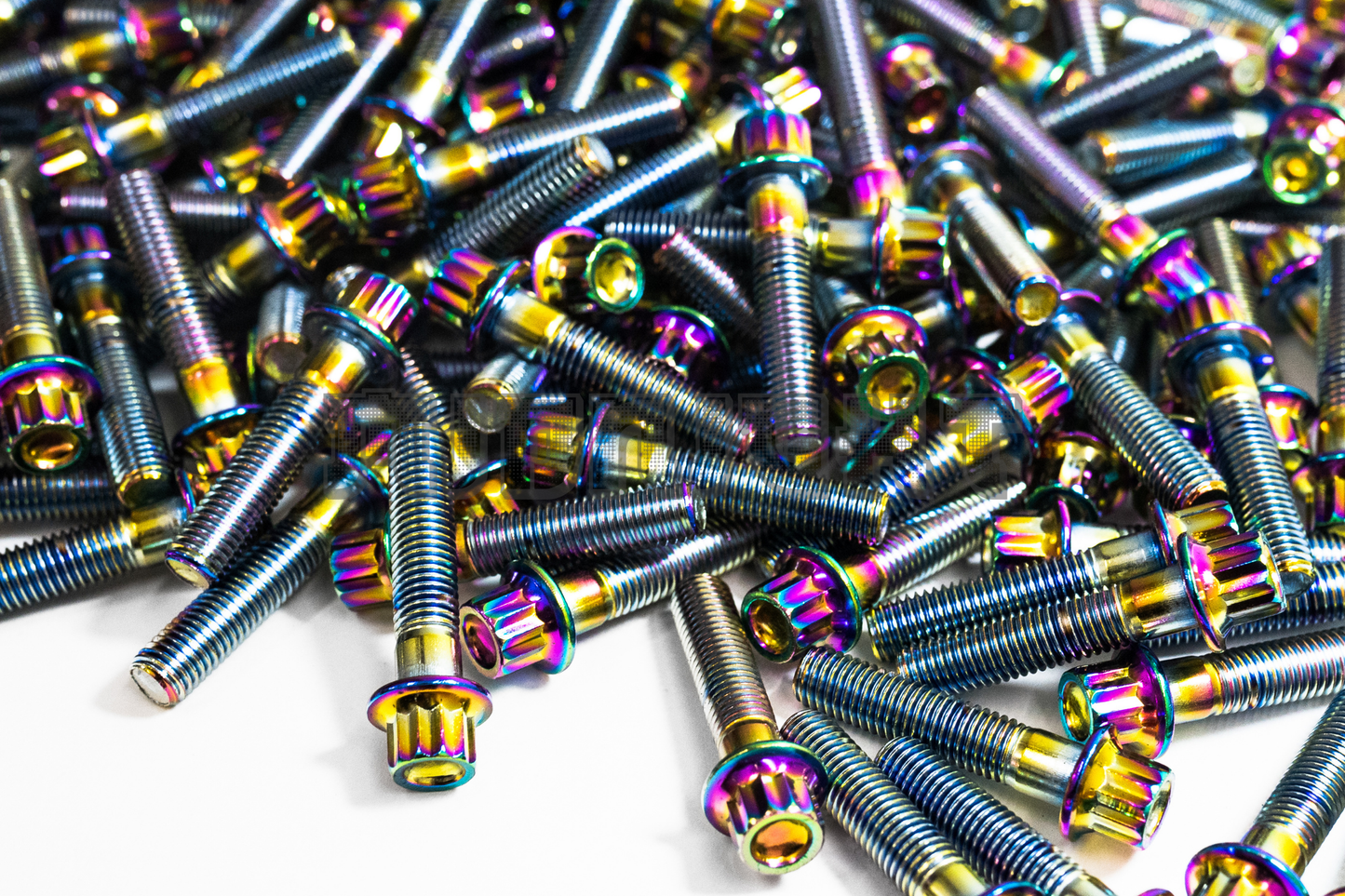 160PCS M7 x 1 x 31mm Neochrome 12 Point Wheel Bolts & Nuts