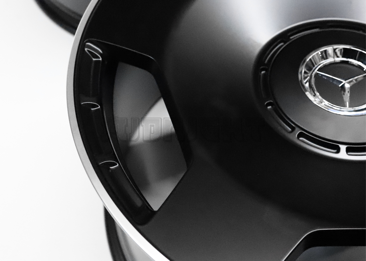 22" Satin Black AMG Style Wheels For Mercedes (5x112) Square Set