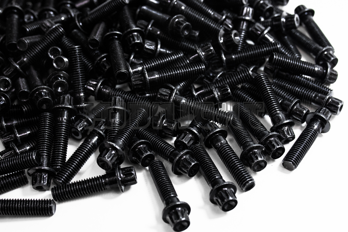 160PCS M6 x 1 x 30mm Black 12 Point Wheel Bolts & Nuts