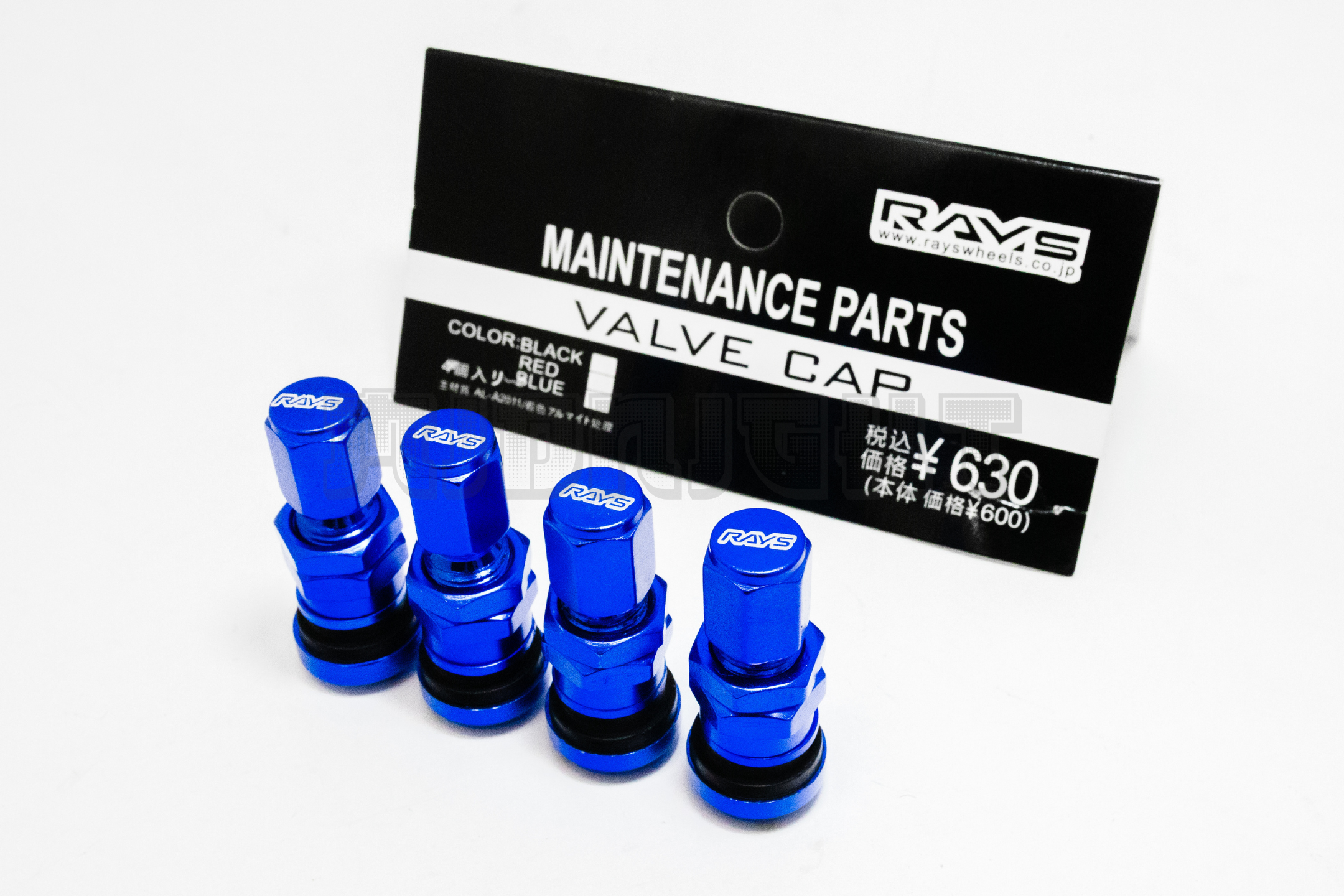 Rays Aluminum Valve Stem With Cap – Midnight Japan
