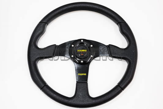 MOMO Race Series Style Faux Leather Steering Wheel