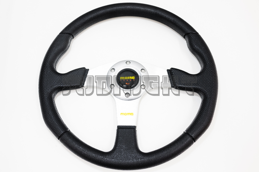 MOMO Race Series Style Faux Leather Steering Wheel