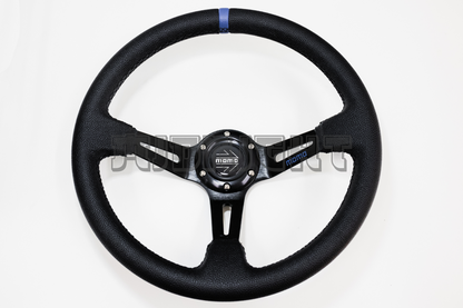 MOMO MOD 08 Style 350mm Faux Leather Steering Wheel