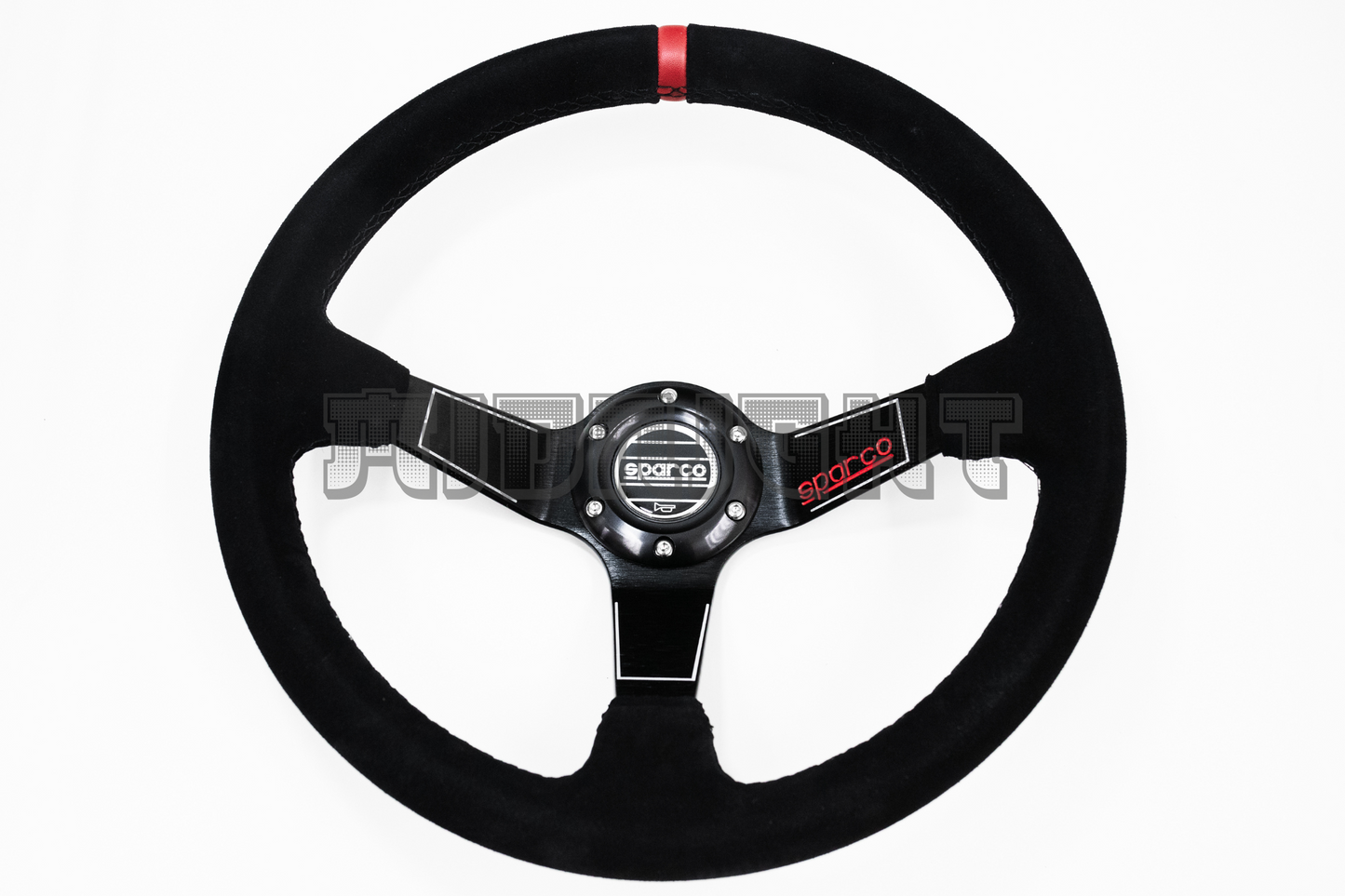 SPARCO L575 Style 350mm Black Alcantara Suede Steering Wheel