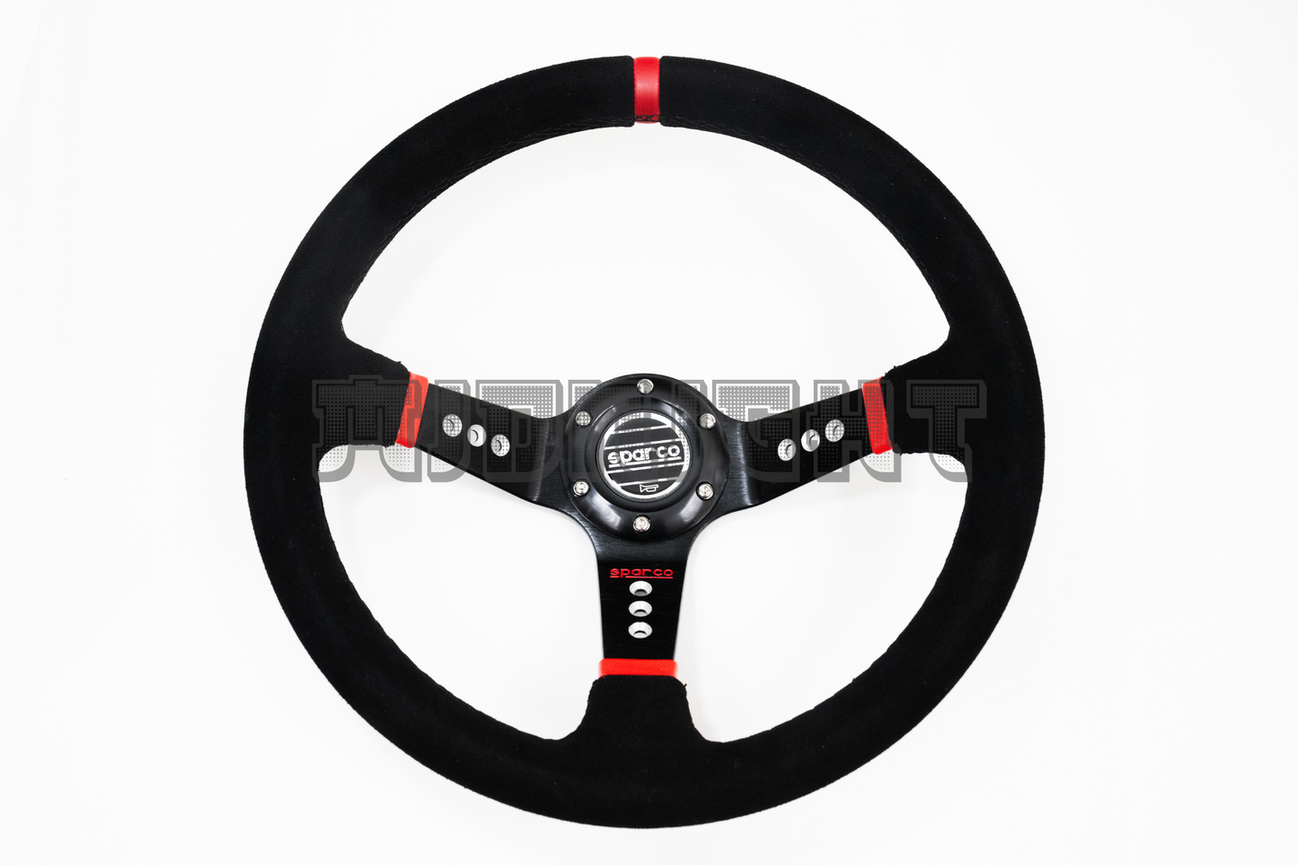 SPARCO L777 Style 350mm Black Alcantara Suede Steering Wheel