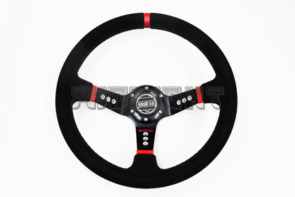 SPARCO L777 Style 350mm Black Alcantara Suede Steering Wheel