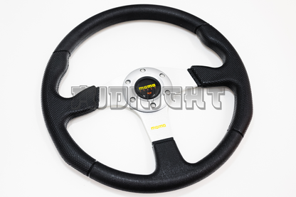 MOMO Race Series Style Faux Leather Steering Wheel