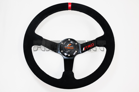 Toyota TRD Style 350mm Black Alcantara Suede Steering Wheel