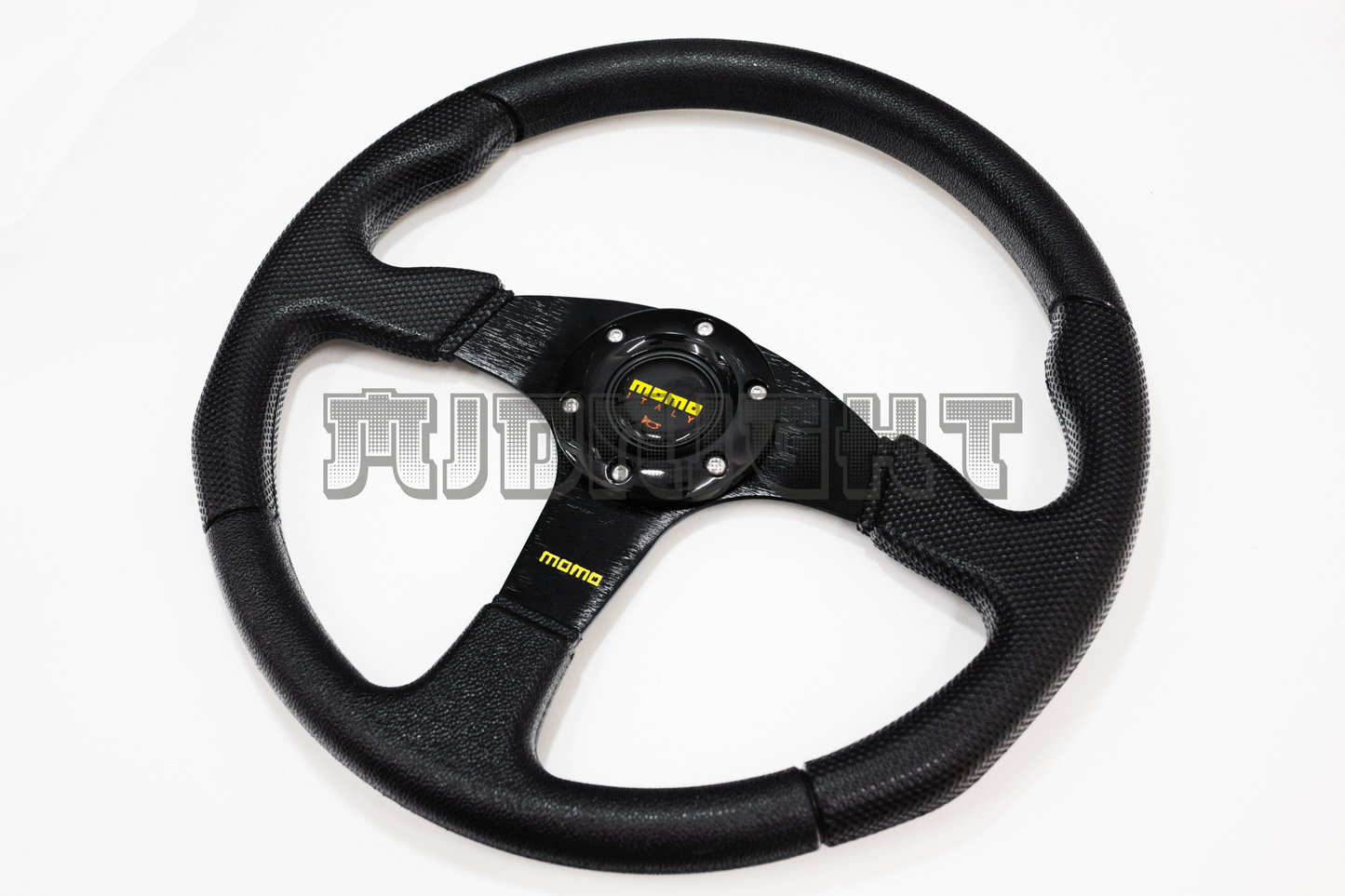 MOMO Race Series Style Faux Leather Steering Wheel