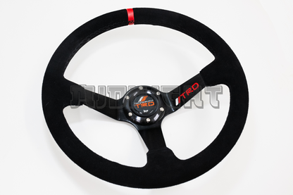 Toyota TRD Style 350mm Black Alcantara Suede Steering Wheel