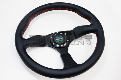 Spoon Sports Style 350mm Leather Steering Wheel