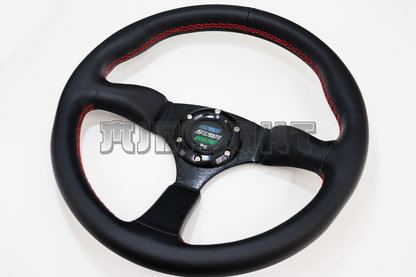 Spoon Sports Style 350mm Leather Steering Wheel