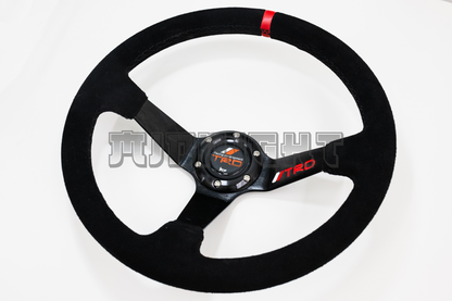 Toyota TRD Style 350mm Black Alcantara Suede Steering Wheel