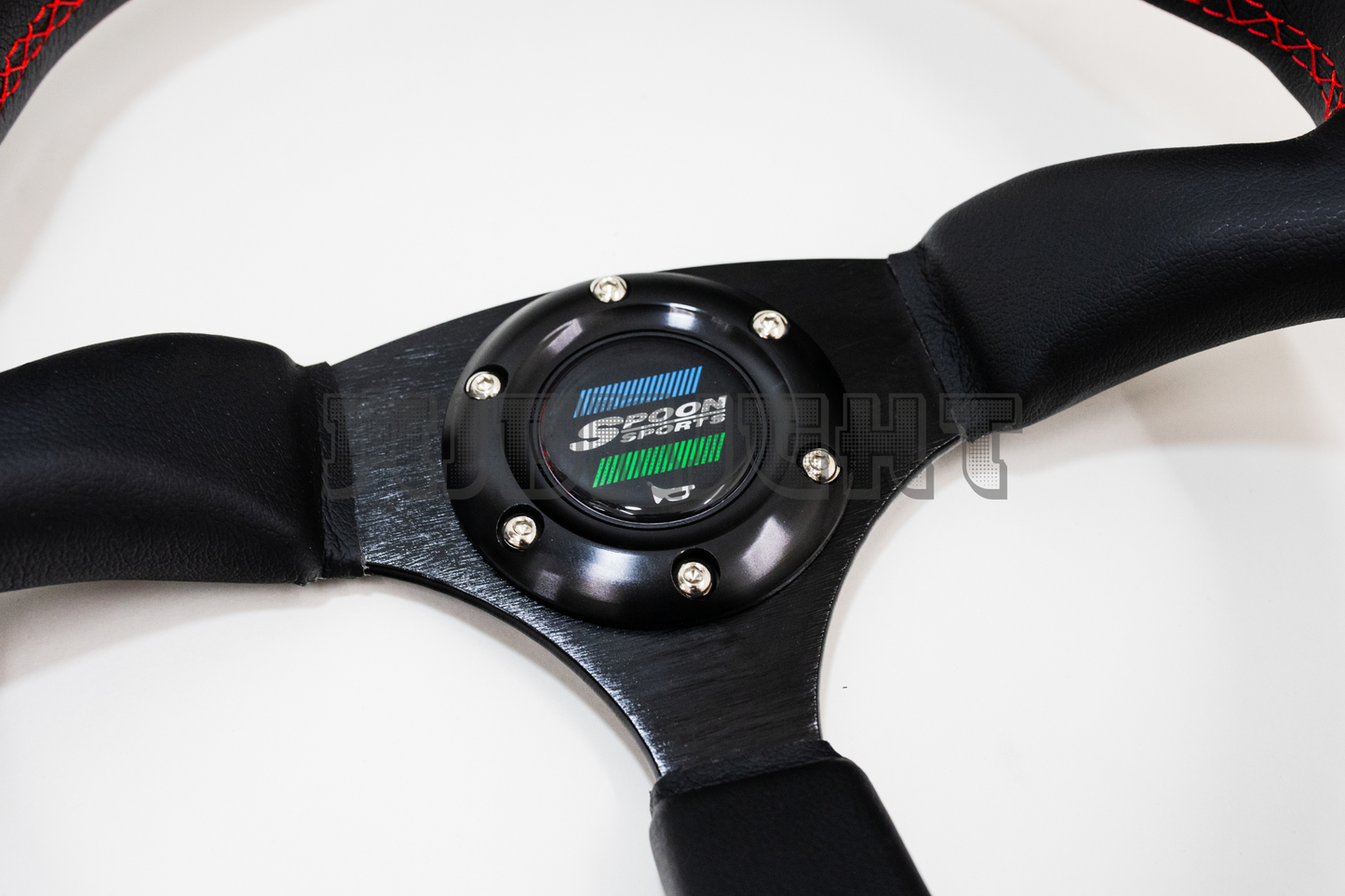 Spoon Sports Style 350mm Leather Steering Wheel