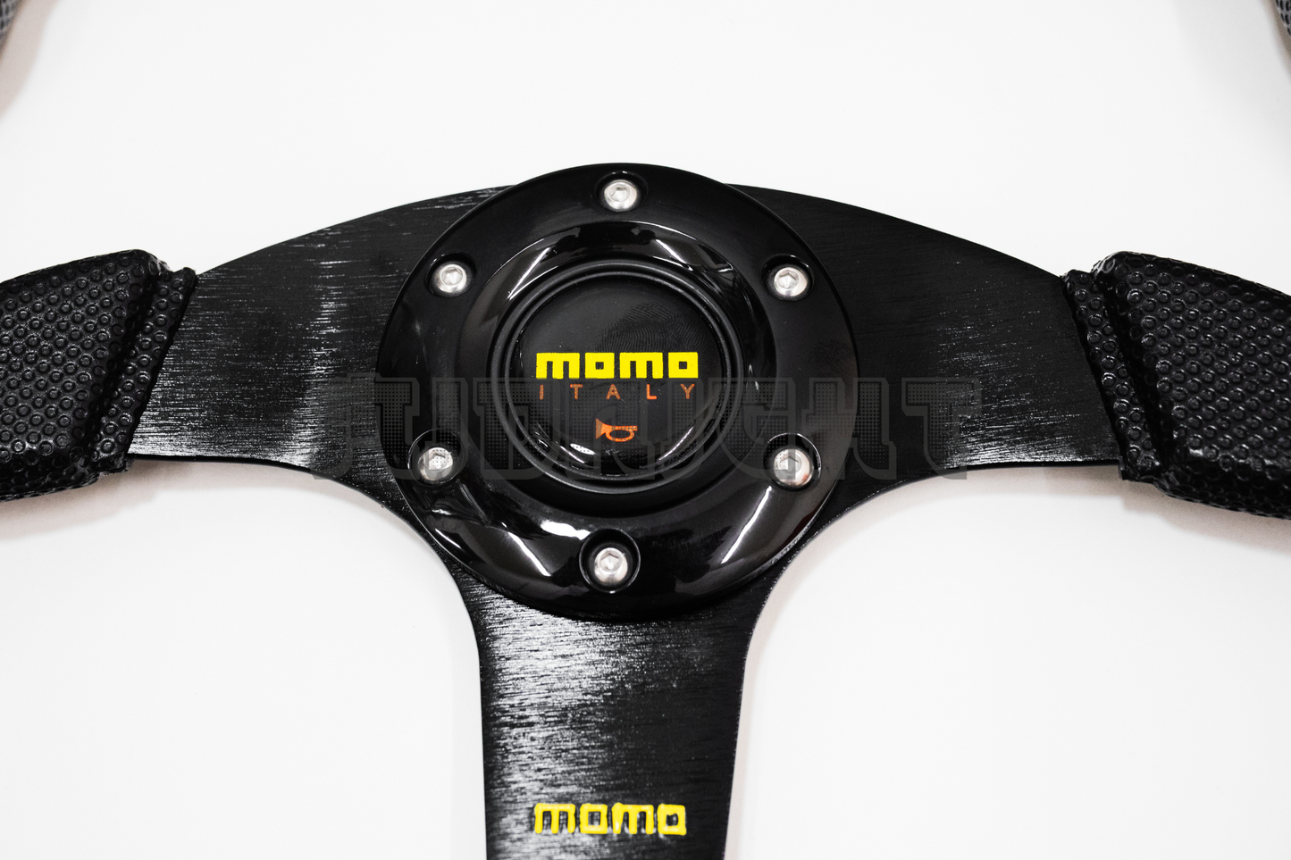 MOMO Race Series Style Faux Leather Steering Wheel