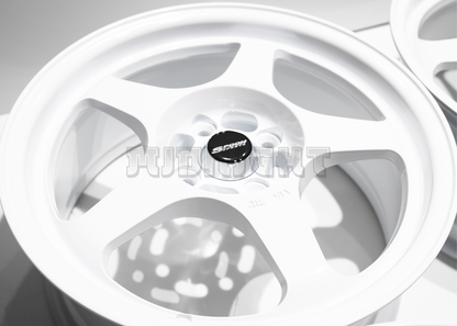 16" White Spoon Sports SW388 Style Wheels (4x100) Square Set