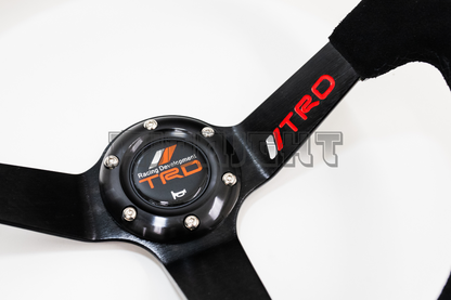 Toyota TRD Style 350mm Black Alcantara Suede Steering Wheel
