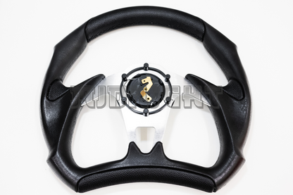 MOMO MOD. 30 Racing Style Faux Leather Steering Wheel