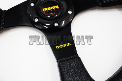 MOMO Race Series Style Faux Leather Steering Wheel