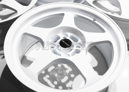 16" White Spoon Sports SW388 Style Wheels (4x100) Square Set