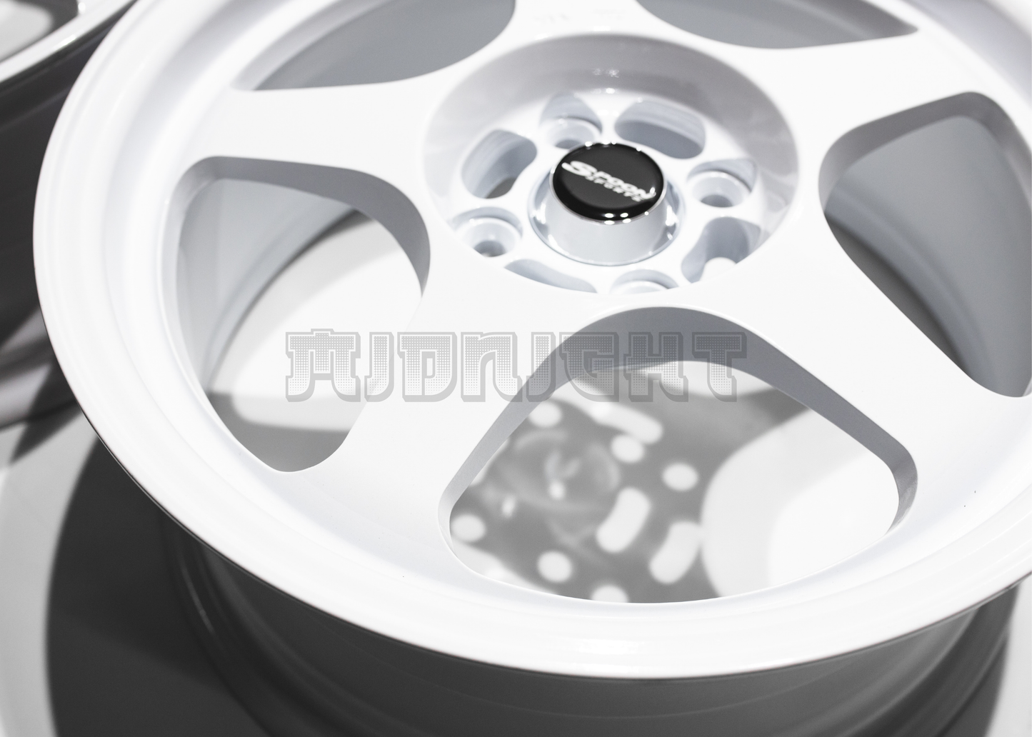 16" White Spoon Sports SW388 Style Wheels (4x100) Square Set