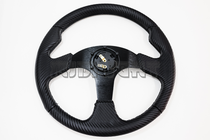 MOMO Race Series Style Carbon Fiber Pattern Steering Wheel
