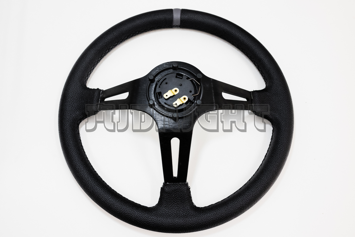 MOMO MOD 08 Style 350mm Faux Leather Steering Wheel