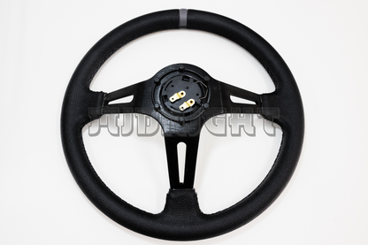 MOMO MOD 08 Style 350mm Faux Leather Steering Wheel