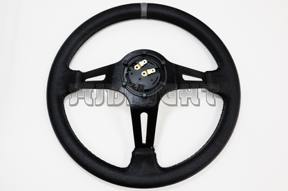 MOMO MOD 08 Style 350mm Faux Leather Steering Wheel