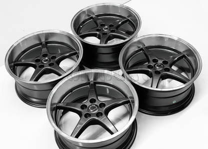 Gunmetal Machined Lip Wheels For Volvo Squared Set