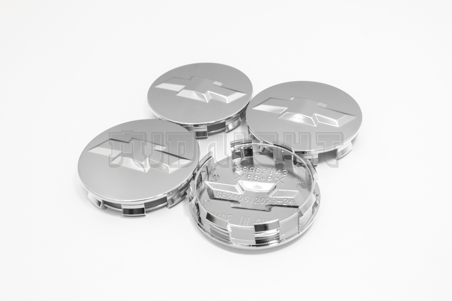 Set Of Four Chevrolet Chrome Center Hub Caps