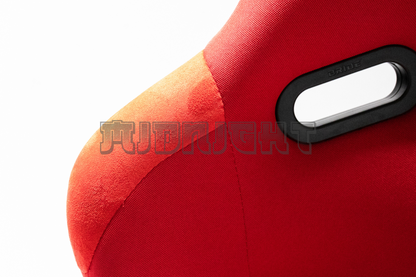 Bride VIOS III Style Carbon Fiber Fixed Back Red Bucket Seat