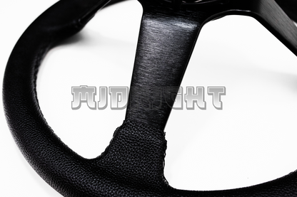 SPARCO L575 Style 350mm Black Faux Leather Steering Wheel