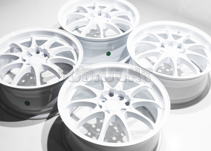 16" White Rays Volk Racing CE28 Style Wheels (4x100) (4x114.3) Square Set