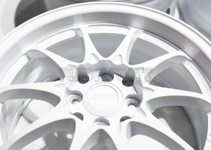 16" White Rays Volk Racing CE28 Style Wheels (4x100) (4x114.3) Square Set