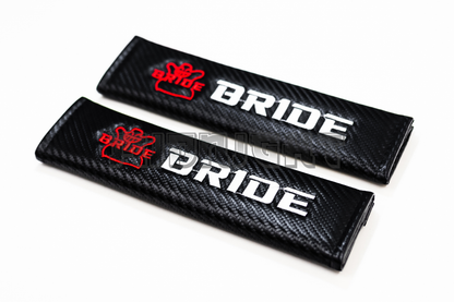 Bride Carbon Fiber Style Seat Belt Strap Covers