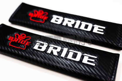 Bride Carbon Fiber Style Seat Belt Strap Covers