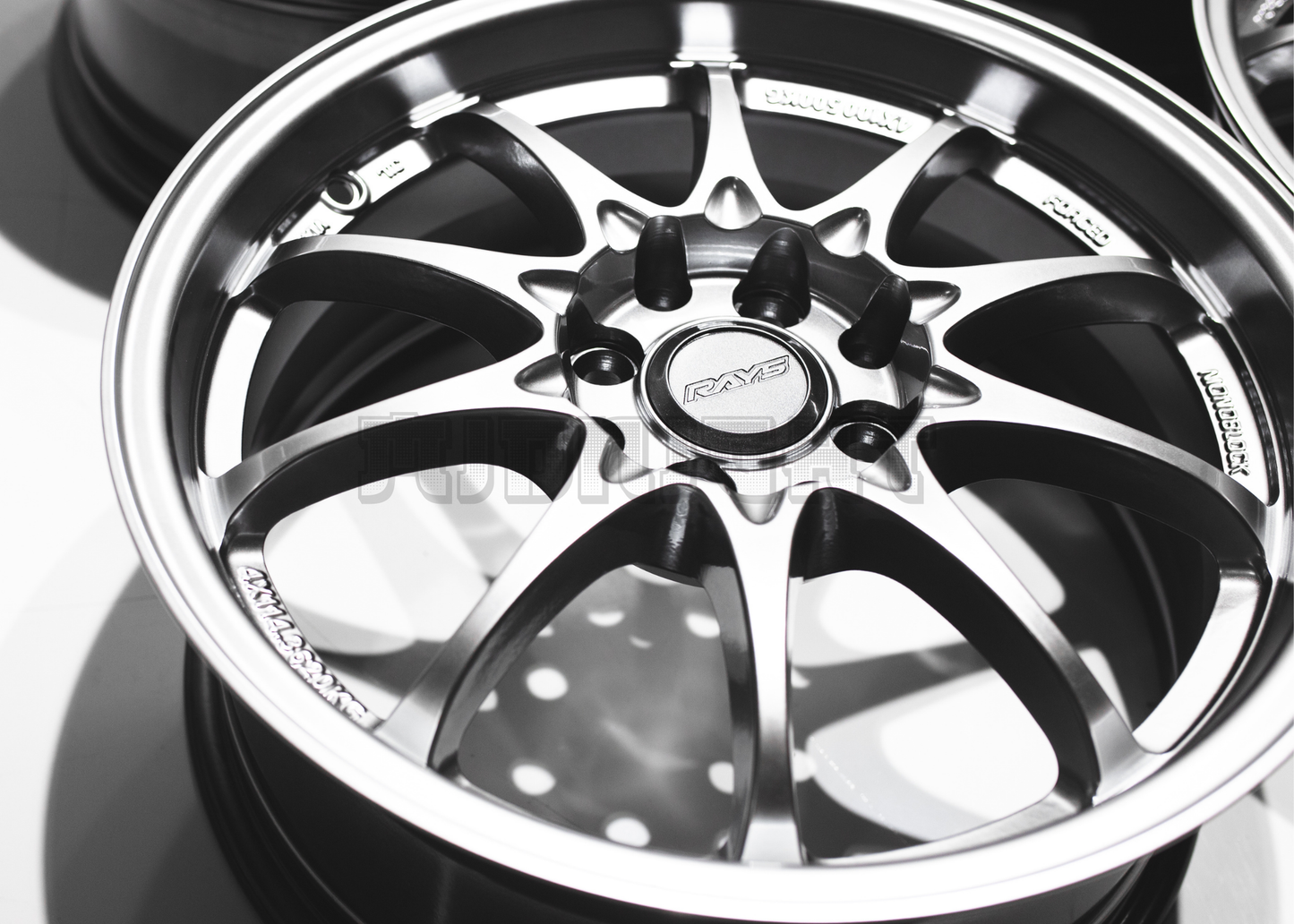 16" Gunmetal Gray Rays Volk Racing CE28 Style Wheels (4x100) (4x114.3) Square Set