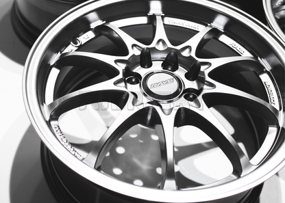 16" Gunmetal Gray Rays Volk Racing CE28 Style Wheels (4x100) (4x114.3) Square Set