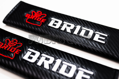 Bride Carbon Fiber Style Seat Belt Strap Covers