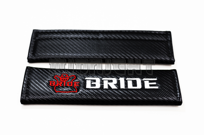 Bride Carbon Fiber Style Seat Belt Strap Covers