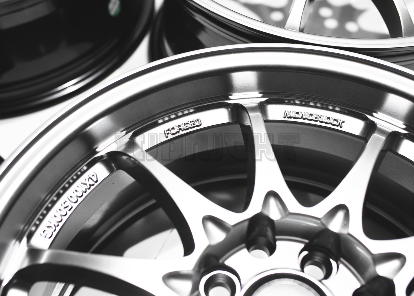 16" Gunmetal Gray Rays Volk Racing CE28 Style Wheels (4x100) (4x114.3) Square Set